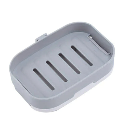 Covered Soap Dish with Removable Drain Tray - Product Image 1