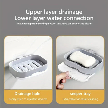 Covered Soap Dish with Removable Drain Tray - Product Image 6