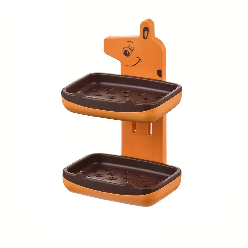 Adhesive Wall-Mounted Draining Soap Holder - Product Image 1