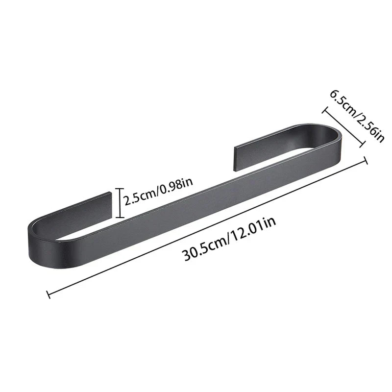 Wall-Mounted Bathroom Towel Bar - Product Image 7
