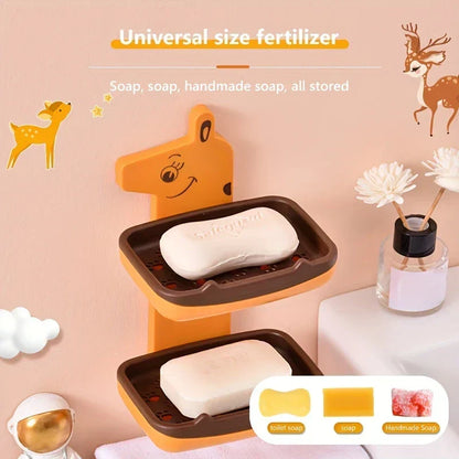 Adhesive Wall-Mounted Draining Soap Holder - Product Image 5