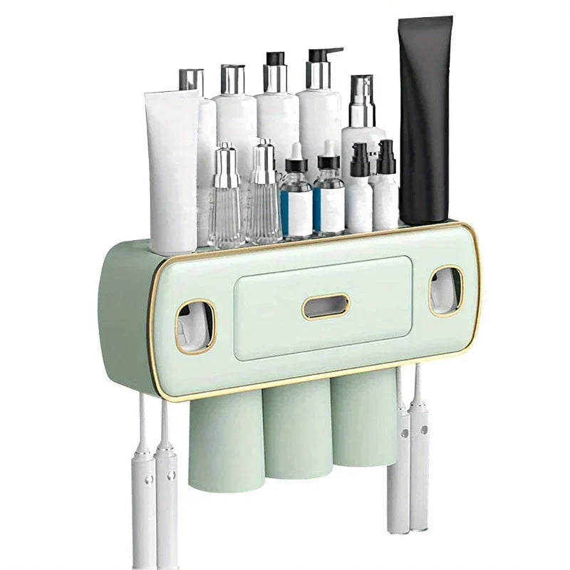 Wall-Mounted Toothbrush and Toothpaste Station - Product Image 13