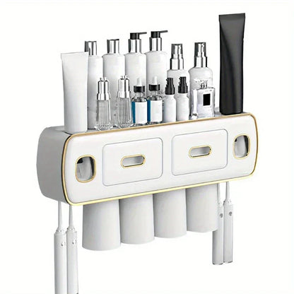 Wall-Mounted Toothbrush and Toothpaste Station - Product Image 15