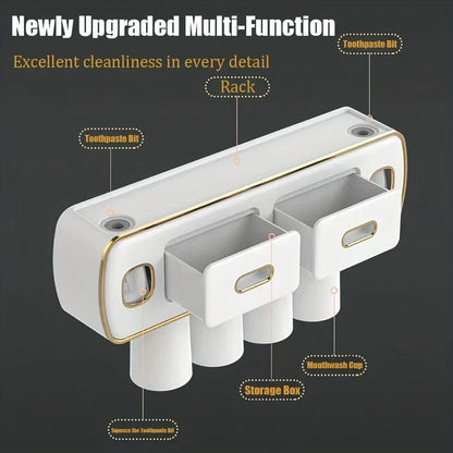 Wall-Mounted Toothbrush and Toothpaste Station - Product Image 6