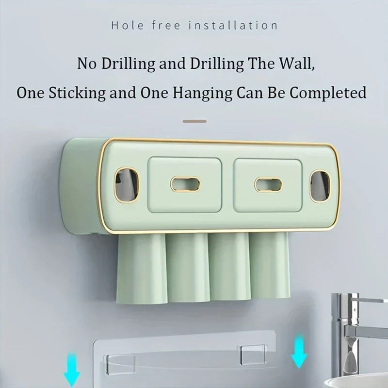 Wall-Mounted Toothbrush and Toothpaste Station - Product Image 8