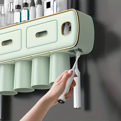 Wall-Mounted Toothbrush and Toothpaste Station - Product Image 10