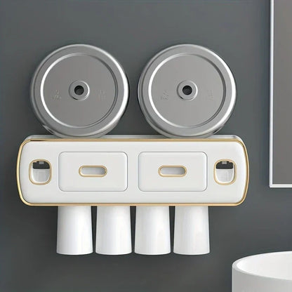 Wall-Mounted Toothbrush and Toothpaste Station - Product Image 16