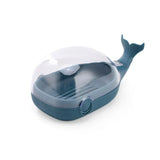 Whale-Shaped Self-Draining Soap Dish